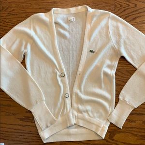 Urban renewal/Lacoste cream cardigan